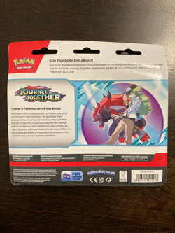 Pokemon Journey Together 3 Pack Blister Sealed New - Yanmega - Image 2