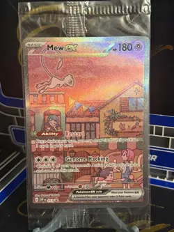 Mew ex SVP 053 Pokemon TCG Scarlet Violet 151 Black Star Promo Full Art SEALED - Image 1