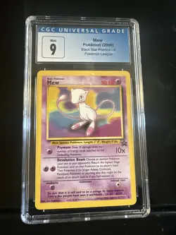Pokemon TCG Mew Wizards Black Star Promos 8 Regular Promo 1st Edition Promo - Image 1