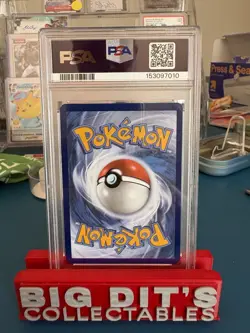 2025 POKEMON DRI EN-DESTINED RIVALS ILLUSTRATION RARE TEAM ROCKET'S MEOWTH PSA 9 - Image 2