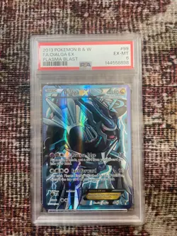 DIALGA EX 2013 Pokemon #99/101 PSA 6 EX-MINT Plasma Blast FULL ART - Image 1