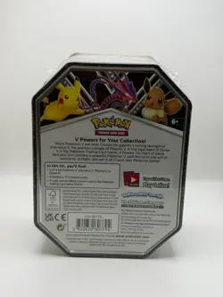 Pokemon TCG: V Power Tin Eevee V Factory Sealed - Image 2