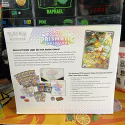 Pokemon Prismatic Evolutions ETB Eevee 2025 English Factory SEALED - Image 3