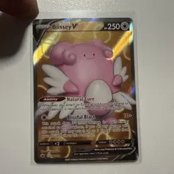 Pokemon Blissey V Full Art 182/198 Swsh06: Sword & Shield - Chilling Reign Holo - Image 1