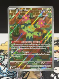 Pokemon TCG: SV09 Journey Together - Maractus IR 160/159 - NM+ - Image 1