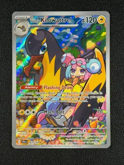 Iono's Kilowattrel 163/159 IR Illustration Rare Journey Together JTG Pokemon TCG - Image 1