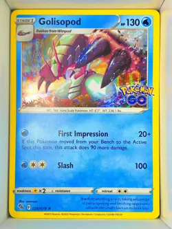 Golisopod 026/078 Pokemon Go English holo - Image 1