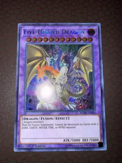 Yu-Gi-Oh! Five-Headed Dragon - BLHR-EN000- Secret Rare - 1st Edition NM! - Image 1
