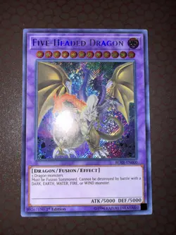 Yu-Gi-Oh! Five-Headed Dragon - BLHR-EN000- Secret Rare - 1st Edition NM! - Image 2