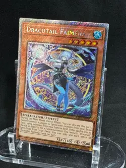 Dracotail Faimena (Platinum Secret Rare) RA05 Rarity Collection 5 Yu-Gi-Oh NM - Image 1