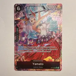 Bandai One Piece CCG Yamato OP16-098 Alternate Art Holo Super Rare 098 - Image 1