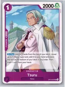Tsuru - One Piece The Time of Battle OP16-067 - Image 1