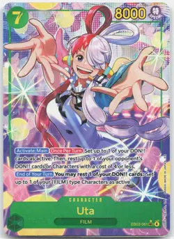 Uta (061) (Alternate Art) EB03-061 Extra Booster: One Piece Heroines Edition NM - Image 1