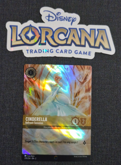 Disney Lorcana RoTF Floodborn Enchanted Cinderella Ballroom Sensation EN NM Rare - Image 1