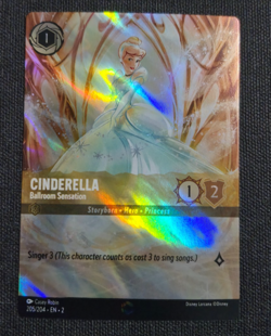 Disney Lorcana RoTF Floodborn Enchanted Cinderella Ballroom Sensation EN NM Rare - Image 3