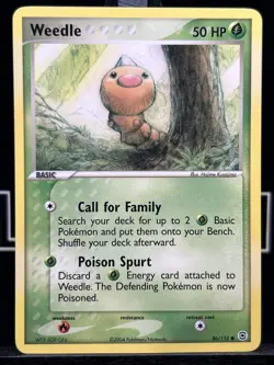 Weedle - 86/112 - Common NM, English Pokemon EX FireRed & LeafGreen - Image 3