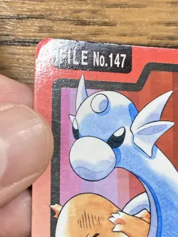 Pokemon Carddass Card Dratini File No.147 Bandai Pocket Monsters 1997 Japan - Image 4