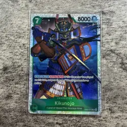 One Piece Card Game🏴‍☠COLOR: GREEN EB04-012 KIKUNOJO SR FOIL NM ENGLISH - Image 1
