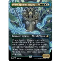 PRIME SPEAKER ZEGANA (BORDERLESS) X4 Ravnica Remastered Magic MTG MINT CARD - Image 1