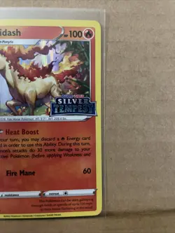 Rapidash - SWSH270 SWSH: Sword & Shield Promo Card Holo - Silver Tempest Stamp - Image 5