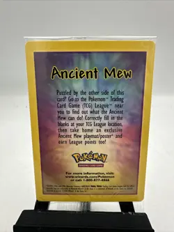 Ancient Mew "Sealed" Promo Pokemon Card 2000 WOTC - Image 2