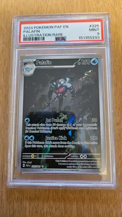 PSA 9 Palafin 225/091 Graded Pokemon Card - Image 2