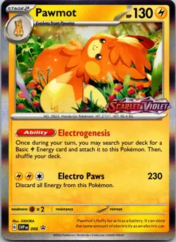 Pawmot - (Prerelease) Promo SV: Scarlet & Violet Promo Cards 006 NM - Image 1