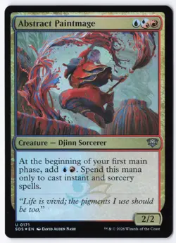 Abstract Paintmage 171 Foil Secrets of Strixhaven - Image 1
