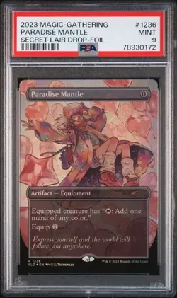 MTG PARADISE MANTLE FOIL PSA9 - SLD / 1236 - SECRET LAIR - Image 1
