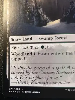 Woodland Chasm 274/285 Land Kaldheim Magic: The Gathering - Image 4