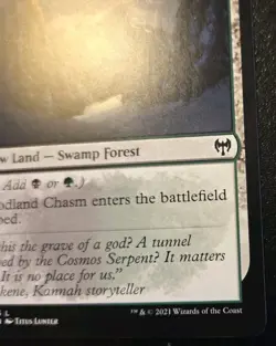 Woodland Chasm 274/285 Land Kaldheim Magic: The Gathering - Image 5
