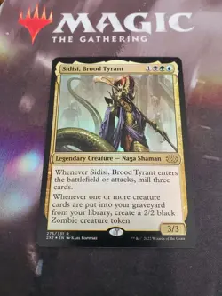 Mtg. Sidisi, Brood Tyrant. Foil. Double Masters 2022. Pack Fresh - Image 1