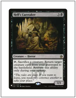 Hell's Caretaker, The List, Magic the Gathering, MTG NM - Image 1