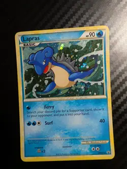 Lapras HGSS14 HGSS Black Star Promo Holo Promo Pokemon TCG MP/LP - Image 1