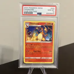 Pokemon TCG Vivid Voltage Charizard 025/185 PSA 10 - Image 1