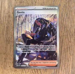 Geeta 226/197 Obsidian Flames – NM Full Art Trainer Holo Pokemon S&V 3 - Image 1