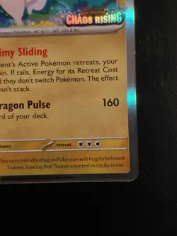Pokemon Chaos Rising/Mega Evolution Promo Goodra 077 - Image 5
