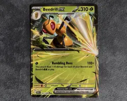 Beedrill ex 003/086 Double Rare Me04: Chaos Rising Pokemon TCG NM/MINT - Image 1