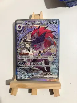 N's Zoroark ex Holo Special Illustration Rare 185/159 ASC Pokemon TCG EN - Image 1