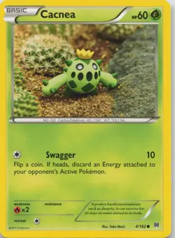 Cacnea 4/162 BREAKthrough Pokemon LP - Image 1