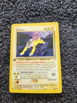 Pokemon TCG Neo Revelation 1st Ed Raikou 22/64 Regular & Kangaskhan 26/130 - Image 2