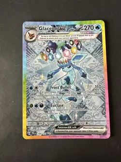 Pokemon Glaceon ex 150/131 Prismatic Evolutions Holo Rare 2025 - Image 1