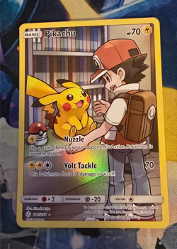 Pokemon Cosmic Eclipse Pikachu 241 - Secret Rare - NM - Image 1