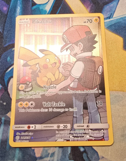 Pokemon Cosmic Eclipse Pikachu 241 - Secret Rare - NM - Image 3