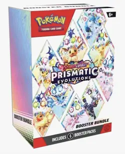 🌈 Prismatic Evolutions Pokemon TCG Booster Bundle 6 Packs New Factory Sealed 🌈 - Image 1