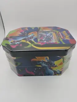 Pokemon TCG Mega Charizard X ex Tin New Sealed 4 Booster Packs Promo - Image 3
