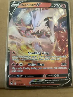Pokemon TCG Reshiram V Silver Tempest 024/195 Holo - Image 3