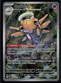 Shedinja 144/132 Mega Evolution Illustration Rare Pokemon - Image 1