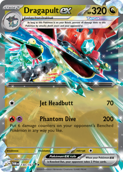Dragapult ex 130/167 Double Rare Twilight Masquerade Pokemon Near Mint - Image 1