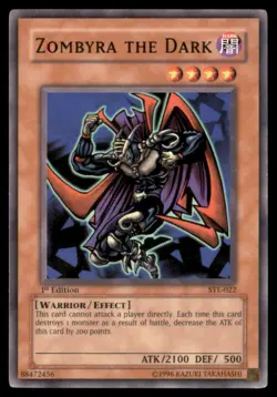 Yu Gi Oh! Zombyra the Dark SYE 022 SYE 1st Edition Regular - Image 1